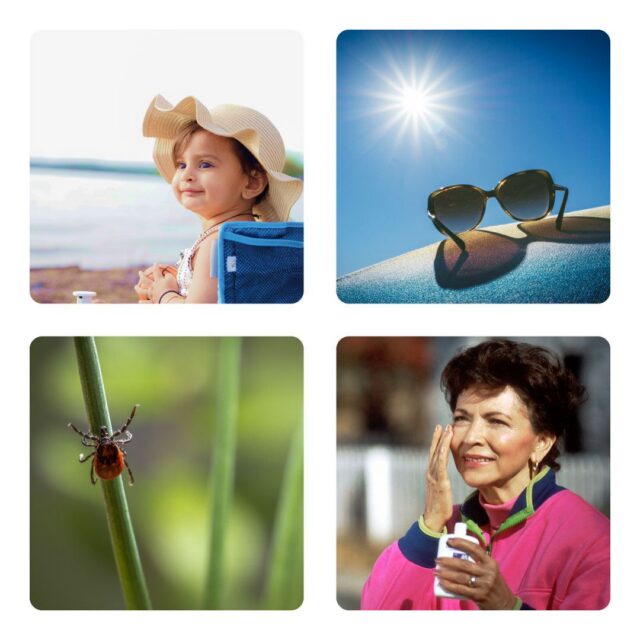 A few small habits can help protect you this summer.

Wear a hat or light layers when you can. Put on sunscreen with SPF 30 or higher on any skin that shows, and add more if you are outside for a while, or if you swim or sweat. When you come back inside, check your body for ticks. Look behind your knees, along waistbands, under your arms, and at your hairline.

Make it easy to remember. Keep a small kit by the door. Try a sunscreen stick, lip balm, and tweezers.

See the full guide for what to pack, how to care for your skin, and what to do if you find a tick: www.chcb.org/health-education