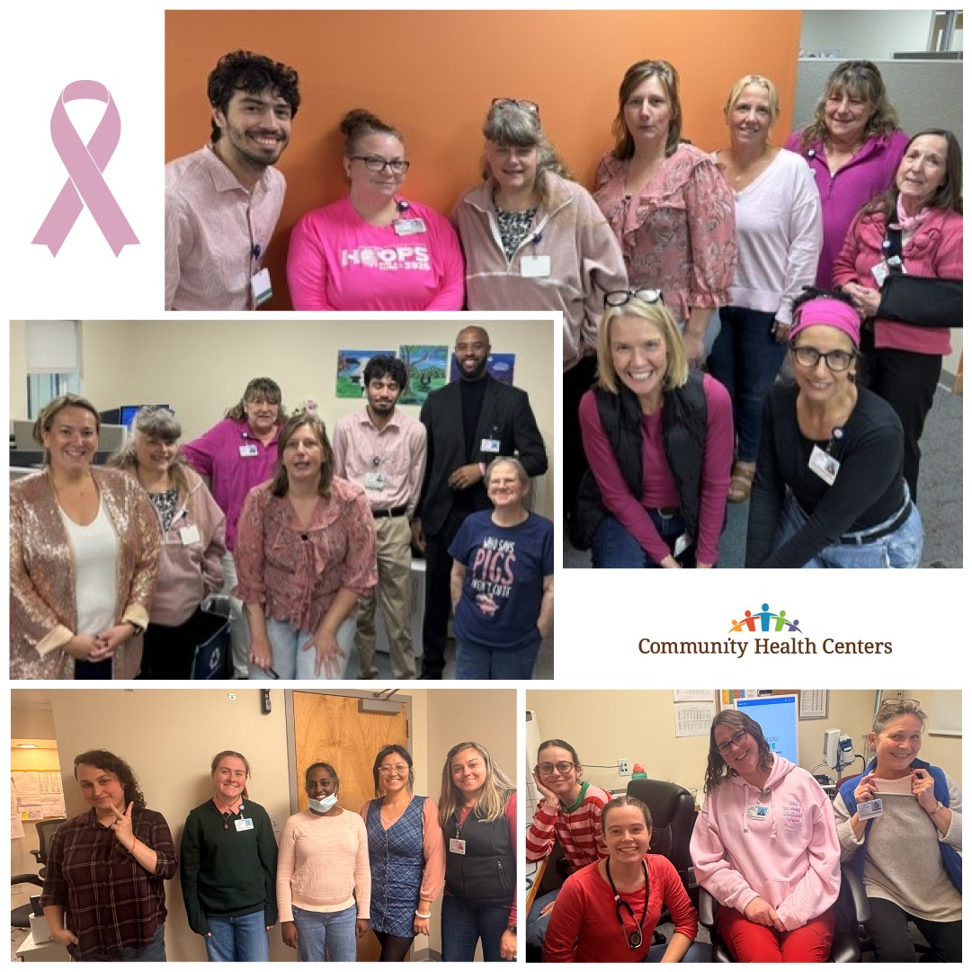 Today is Wear Pink Day for Breast Cancer Awareness Month. Our staff wore pink to help spread awareness and show support for people affected by breast cancer. 🩷

Knowing your risk and getting screened can make a difference. Talk with your health care provider about when breast cancer screening may be right for you.

Wear pink and help spread awareness!

#WearPinkDay #BreastCancerAwarenessMonth
